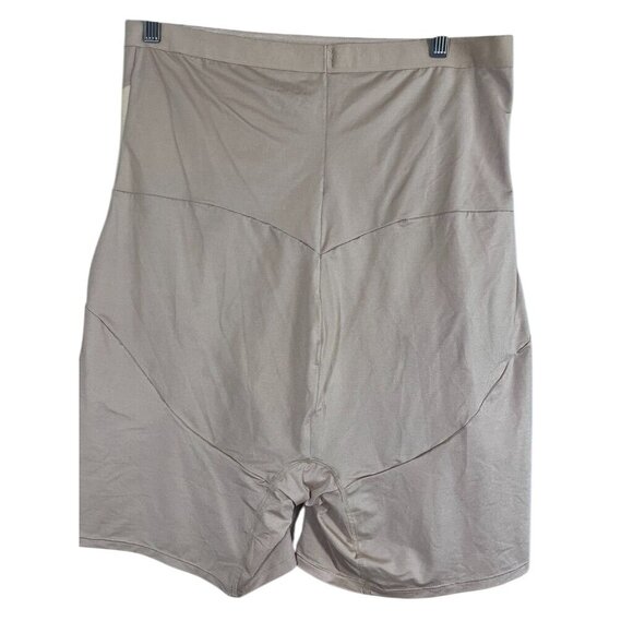 Cacique Neutral Shapewear 22 Nude High Waist Thigh Short Intimates Feminine Chic - Picture 10 of 14